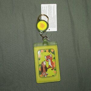 NWT BoxLunch Disney The Fox & the Hound Best Buddies Retractable Lanyard